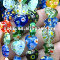 high quality various shapes lampwork glass beads for jewelry making
